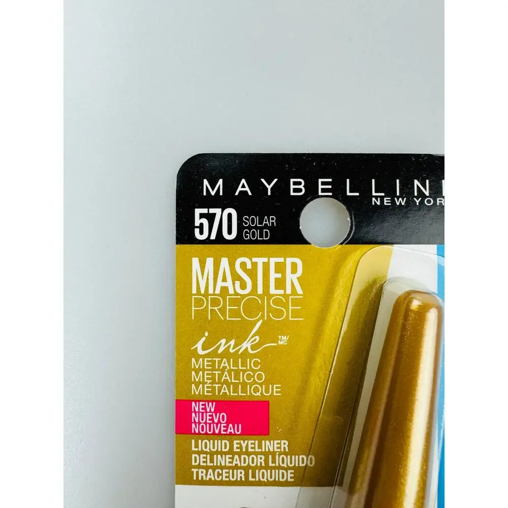Maybelline Master Precise Ink Metallic Waterproof Liquid Eyeliner 570 Solar Gold
